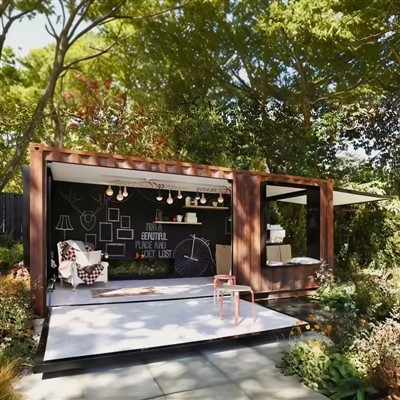 Frakt containerkafé